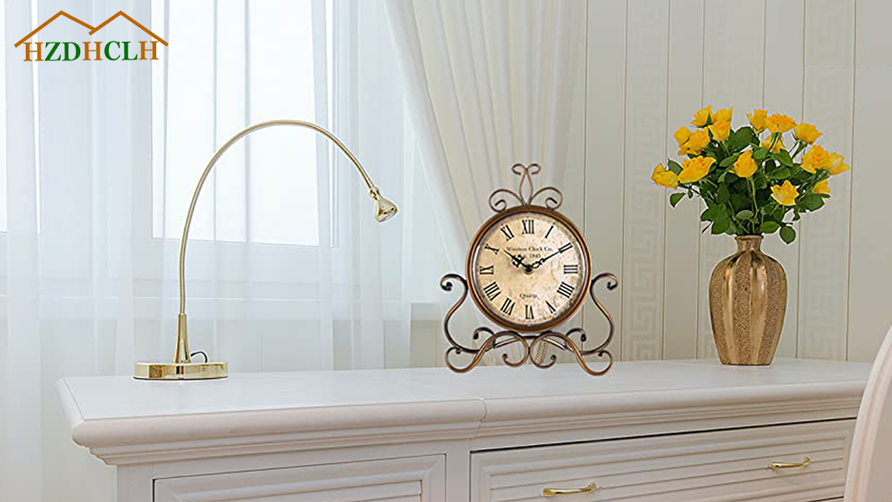 Amazon.com: HZDHCLH Vintage Table Clocks for Living Room Bedroom