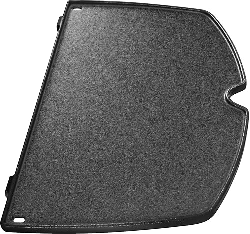 GGC Plancha de hierro fundido para parrillas Weber 6558 Q100 Q120 Q1000 Q1200 Q100 Q1000 Series Grills (12.6 x 8.6 x 0.5 pulgadas)