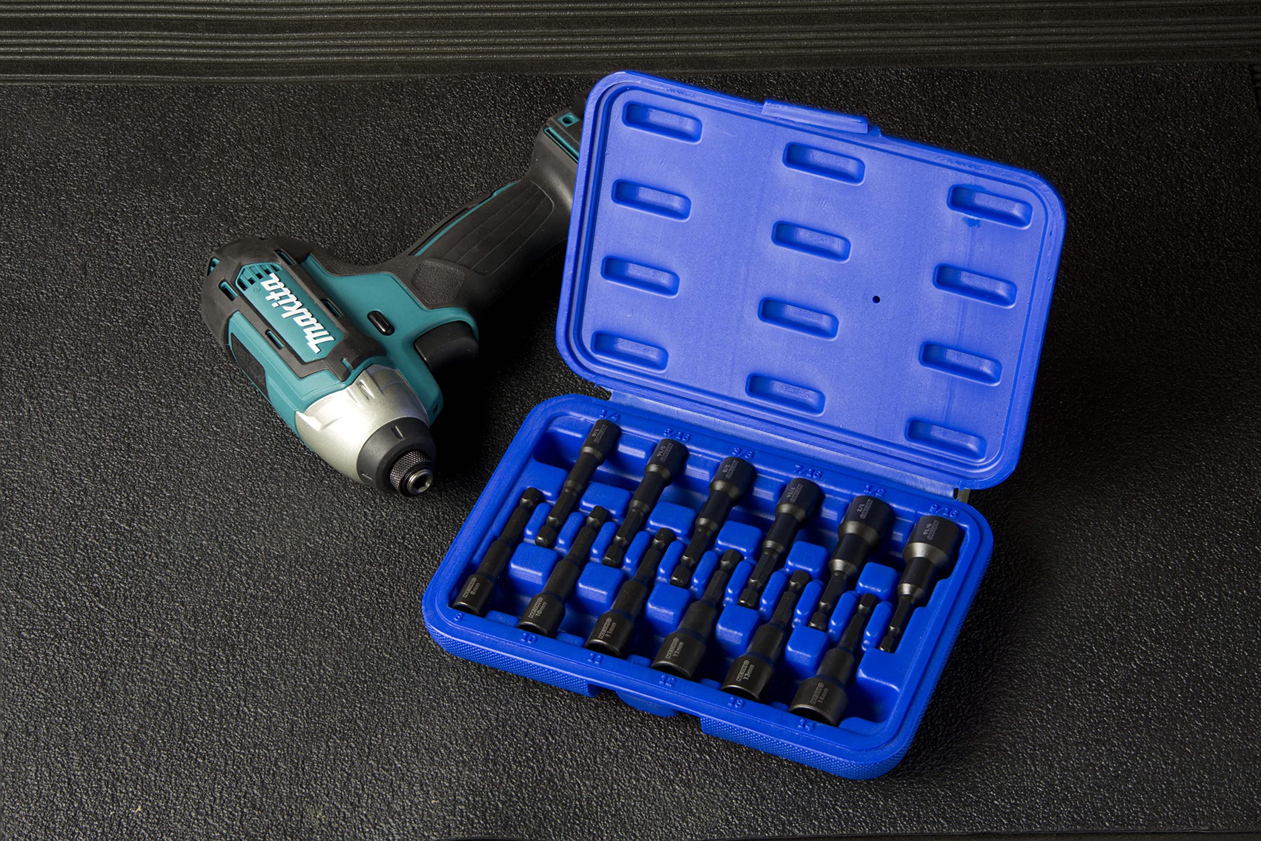 Buy Neiko 10250A Hex Nut Driver Master Kit, CrV Steel 1/4