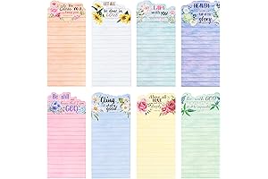 ANGOLIO 8Pcs Christian Bible Verse Notepads, Perfect for Easter Gifts