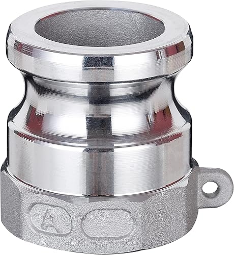 Miniatura 7 de EASTRANS Aluminio Global Tipo A Leva y Ranura Manguera Acoplador de Manguera Camlock, 1.5" Enchufe x 1.5" NPT Hembra