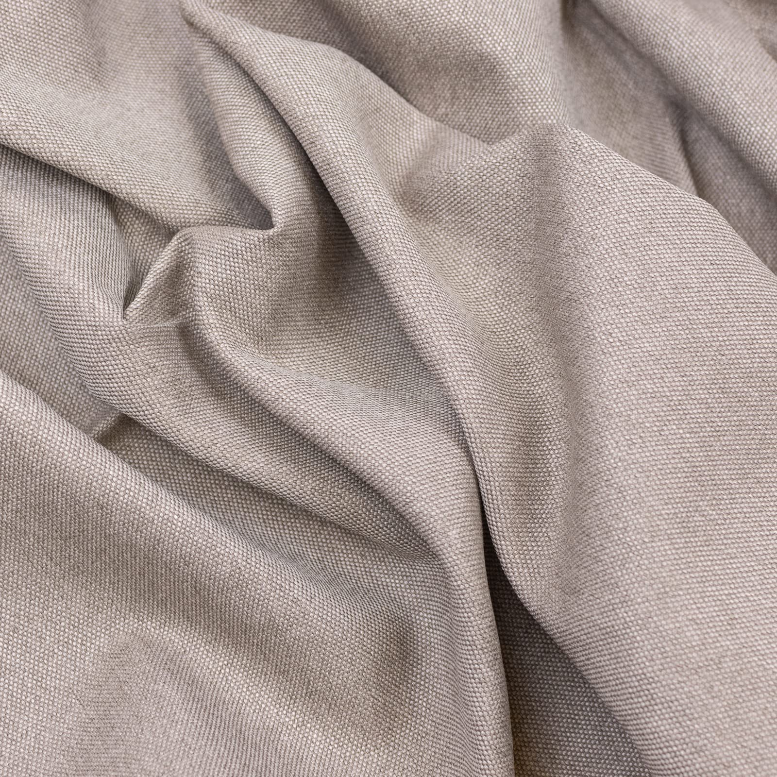 GIURI TESSUTI - Tessuto OXFORD CANVAS Idrorepellente, Antimacchia, Ideale per ARREDO e TAPPEZZERIA DI INTERNI - Altezza 140 CM (3 MT, TORTORA CHIARO)