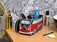Vista 4 de BRISA VW Collection - Volkswagen - Bolsa universal de neopreno para maquillaje, cosméticos, artículos de tocador para farmacia de viaje, con diseño