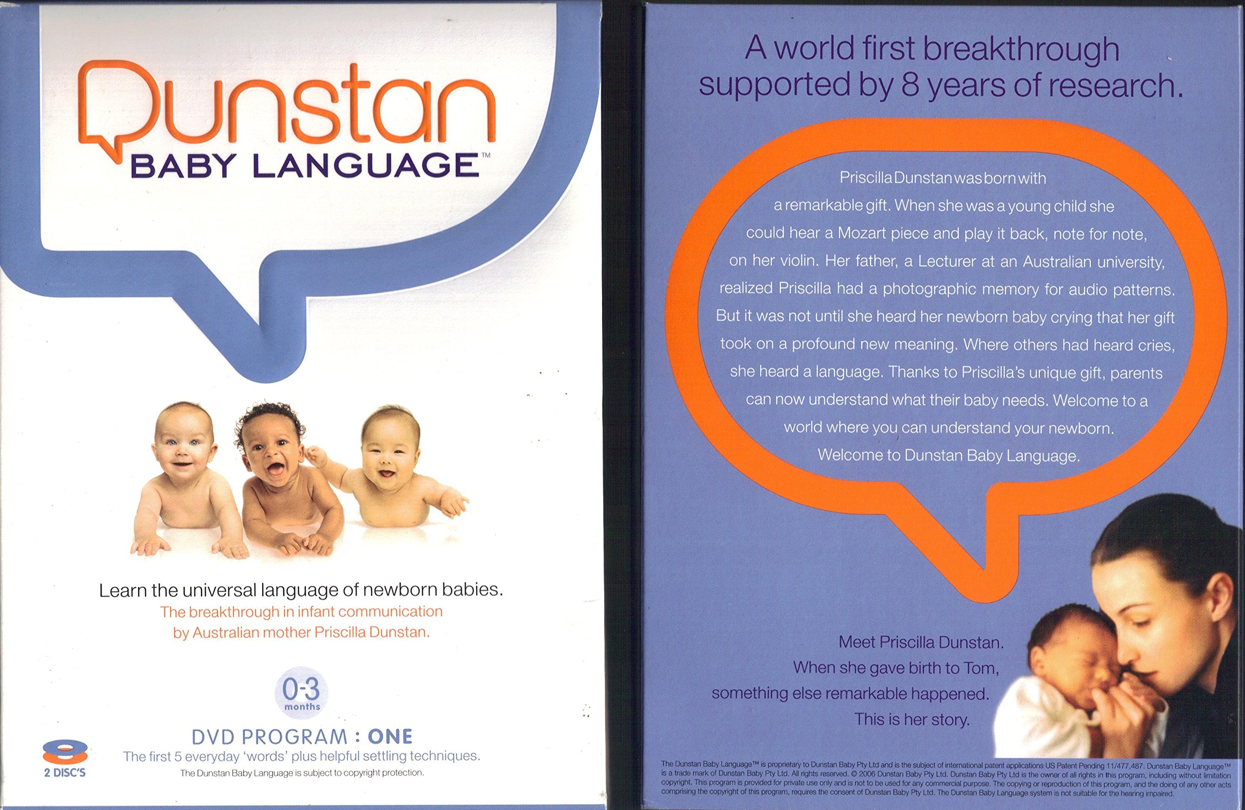 Dunstan Baby Language 0-3 Months DVD [DVD]