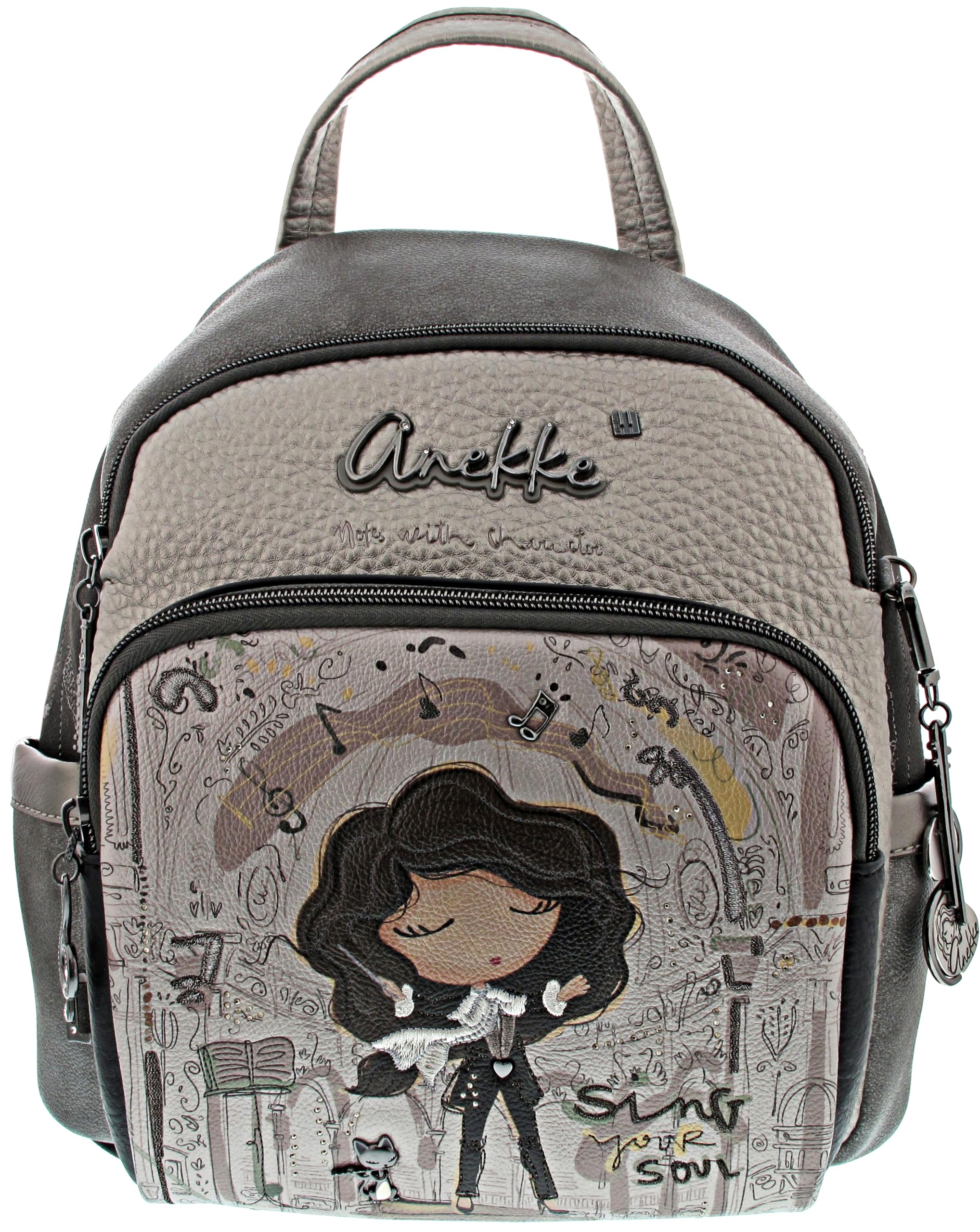 Anekke mochila de ocio Orchestra Backpack Multicolor gris