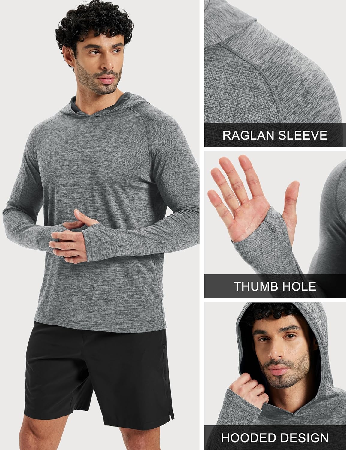 MAGCOMSEN Mens Sun Hoodie Long Sleeve Fishing Shirt Lightweight UPF 50+ Dry Fit Rash Guard for Swimming Workout Athletic - Image 6