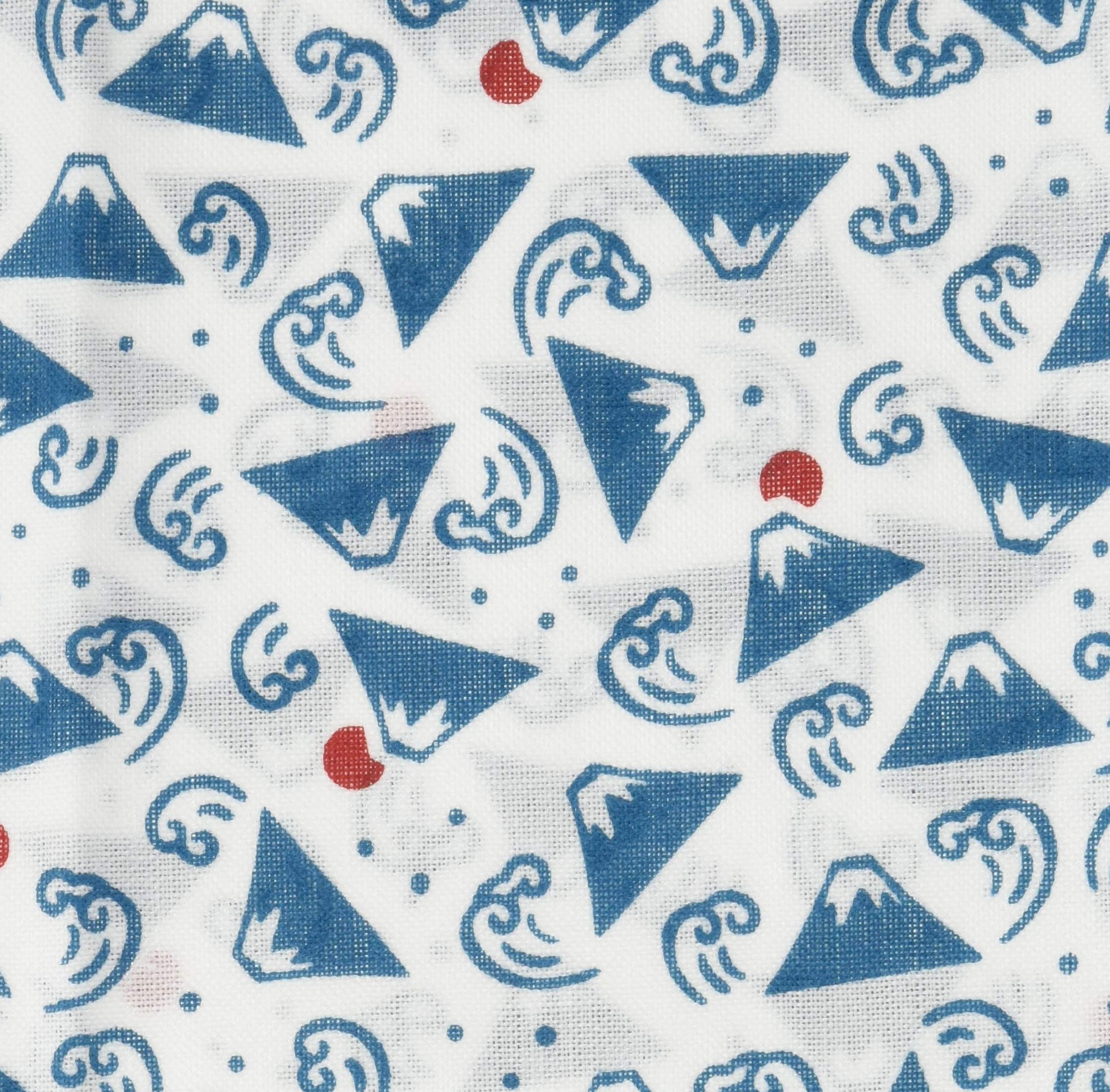 Miyamoto Tenugui Serviette traditionnelle japonaise 5 types de serviettes Motif A