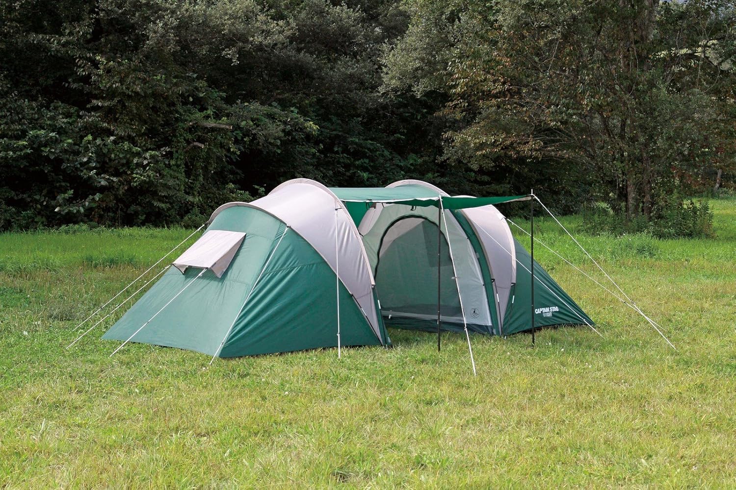 CAPTAIN STAG CS 3 room dome tent UV (for 4 people) (with a carry bag) UA-15
