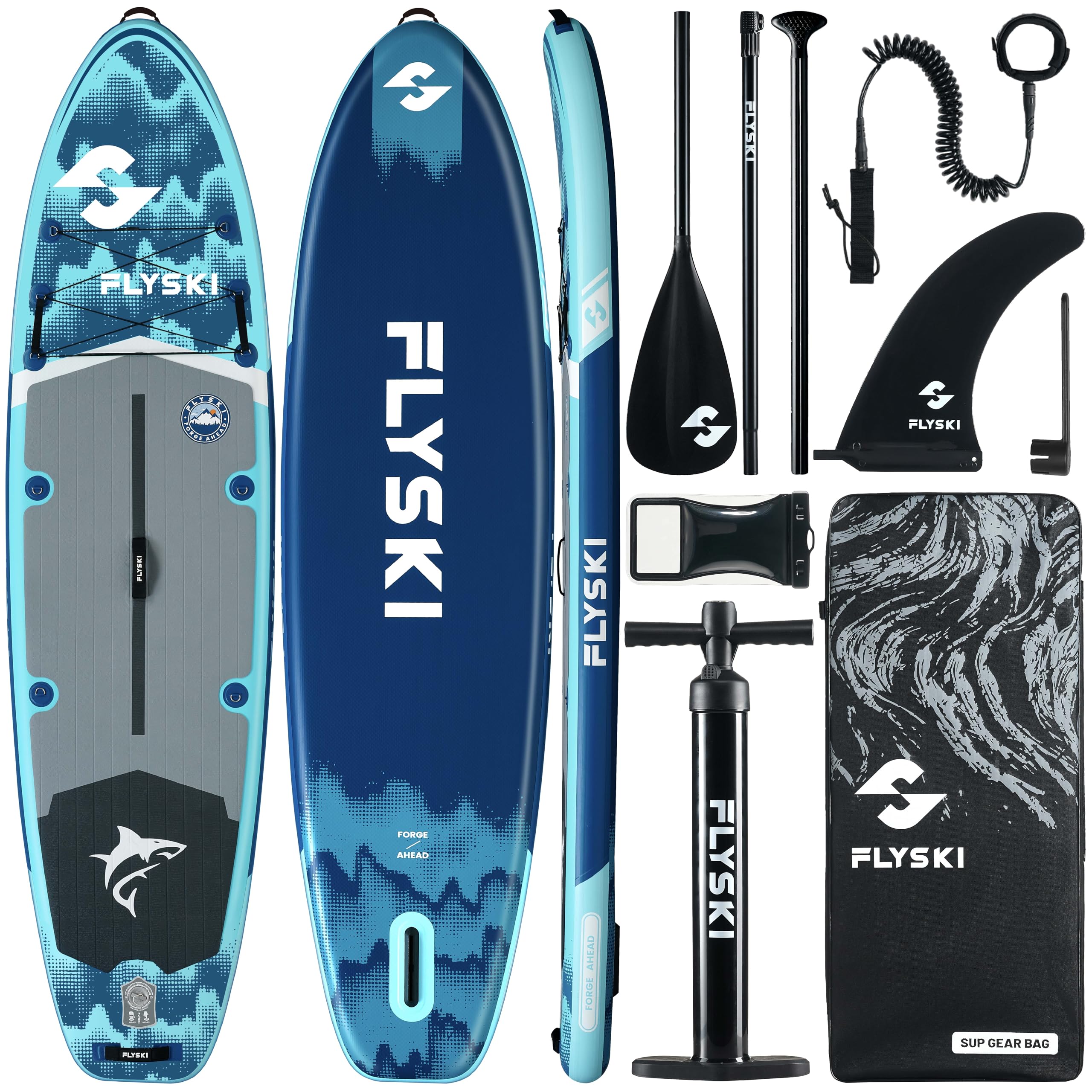 Amazon.com : Flyski 11'x34 Ultra Wide Paddle Board, Inflatable