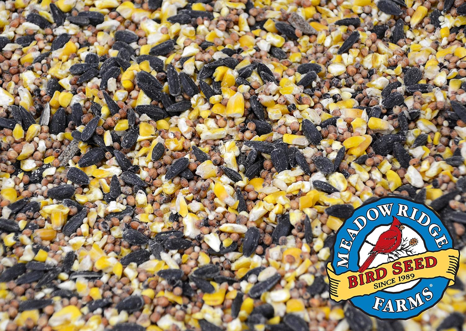 Meadow Ridge Farms Wild Bird Seed Mix, 40-Pound Bag : Patio, Lawn & Garden