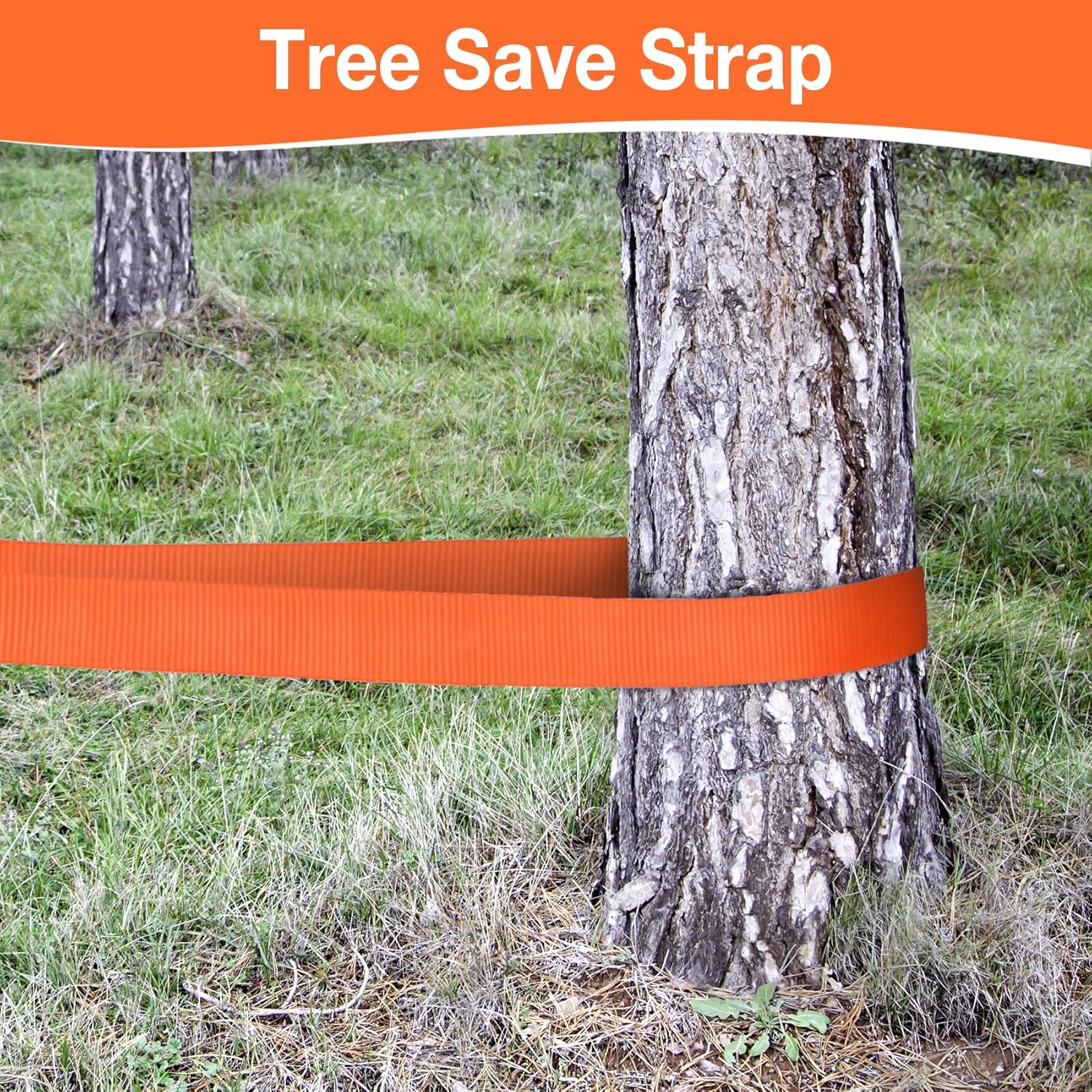 Heavy Duty Recovery Tow Strap 3in x 20ft, 35,000lbs Break Strength Tree Saver Winch Strap + 3/4" D Ring Shackles for Truck, SUV, ATV Off Road Towing Strap Kit