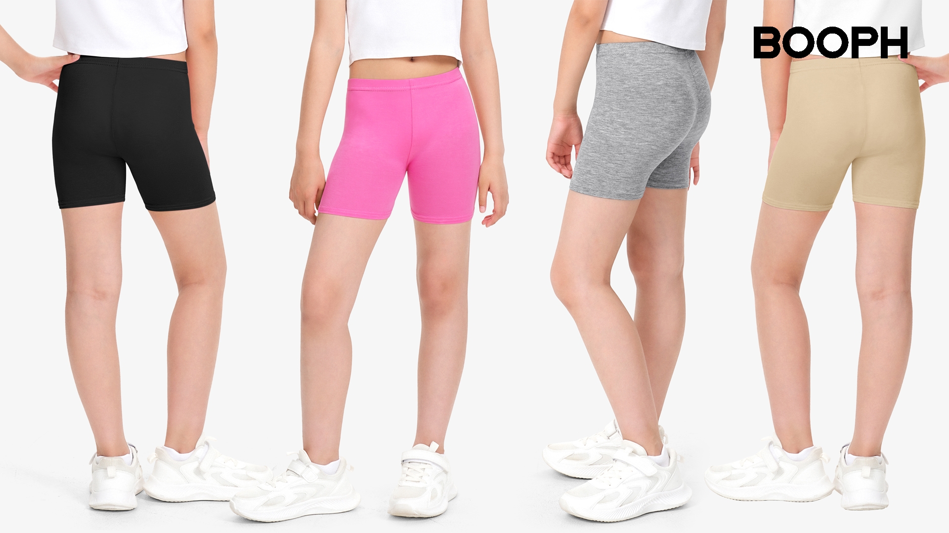 lightweight bike shorts for under dresses Emprella Slip Shorts 3-Pack Black Bike Shorts Cotton Spandex Stretch Boyshorts For Yoga,Black,Small at Amazon Women's Clothing store