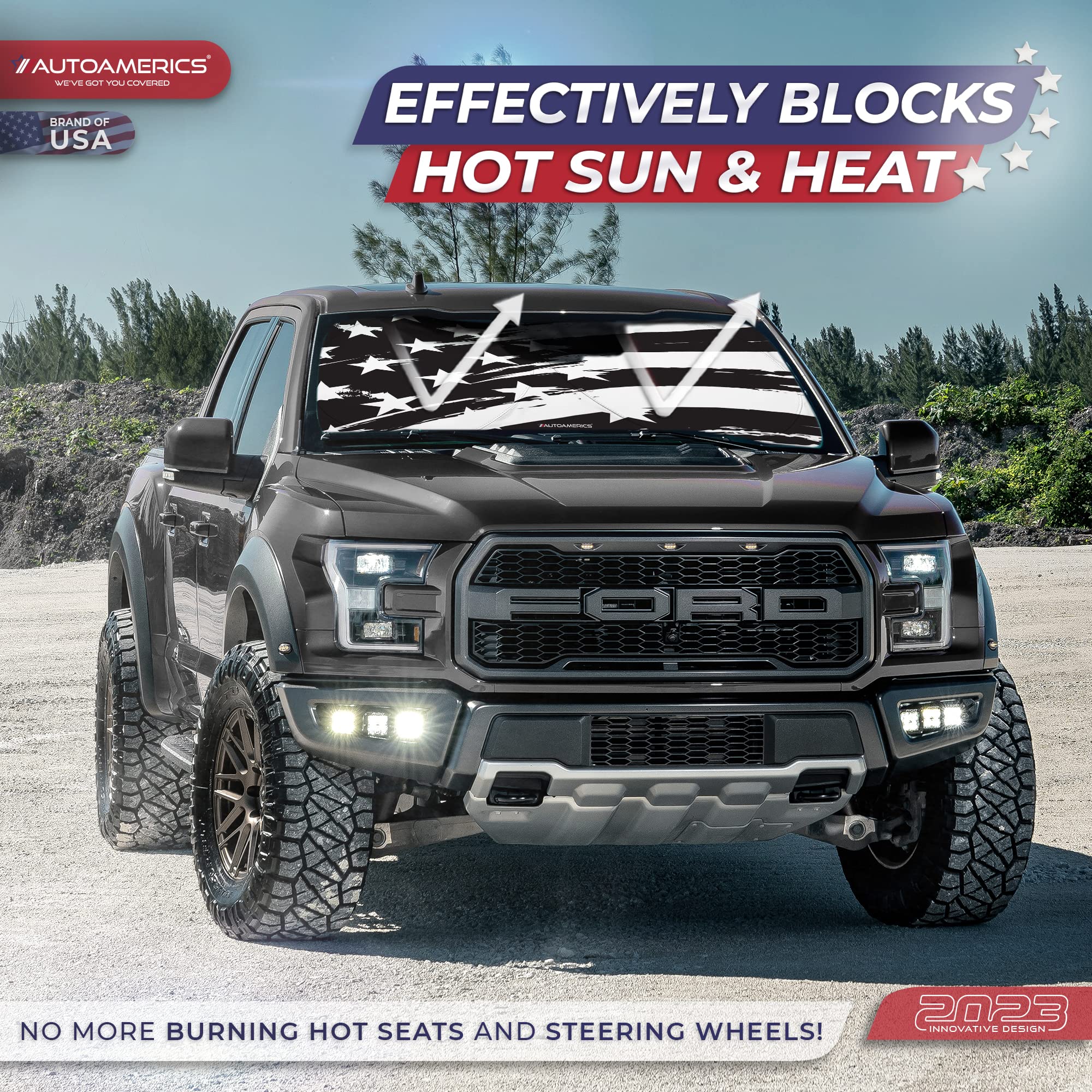 Pare-soleil Autocollant Pour Pare-brise Voiture