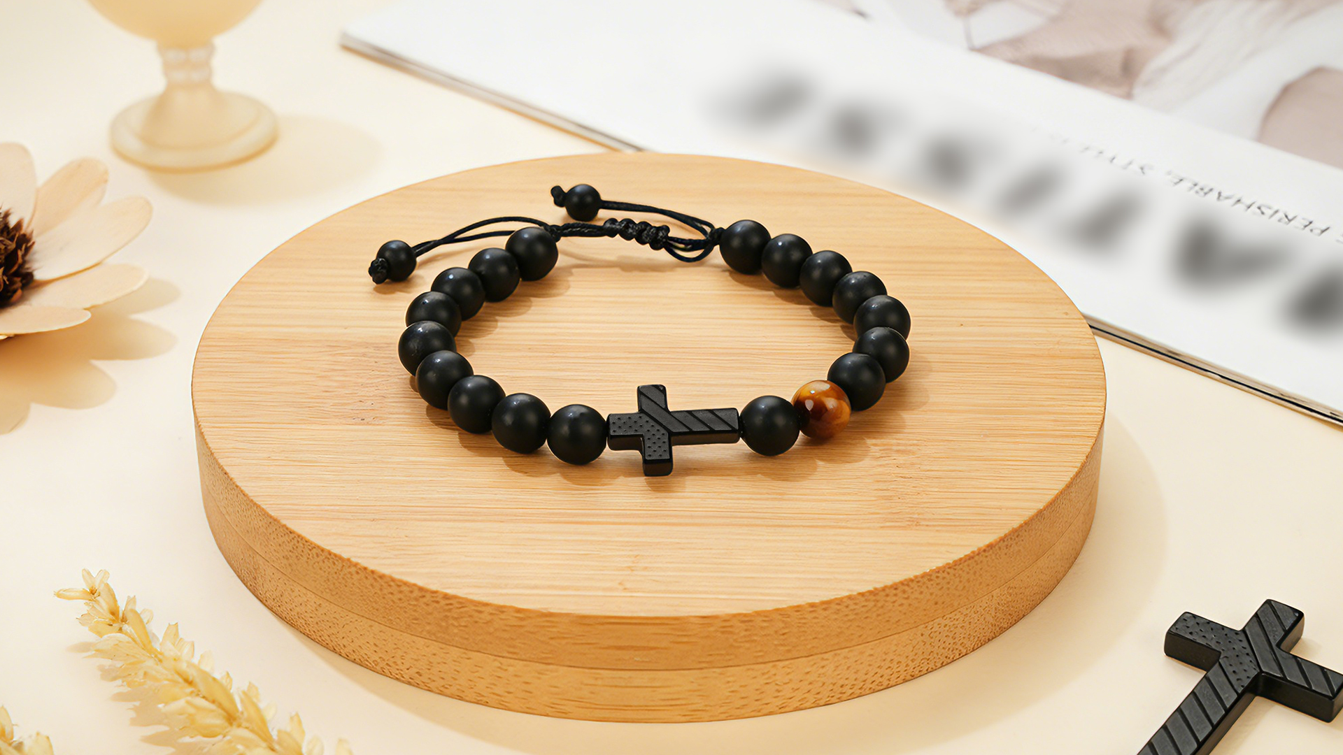 Amazon.com: Trinckle Cross Bracelets for Teen Boys, Joshua 1 9