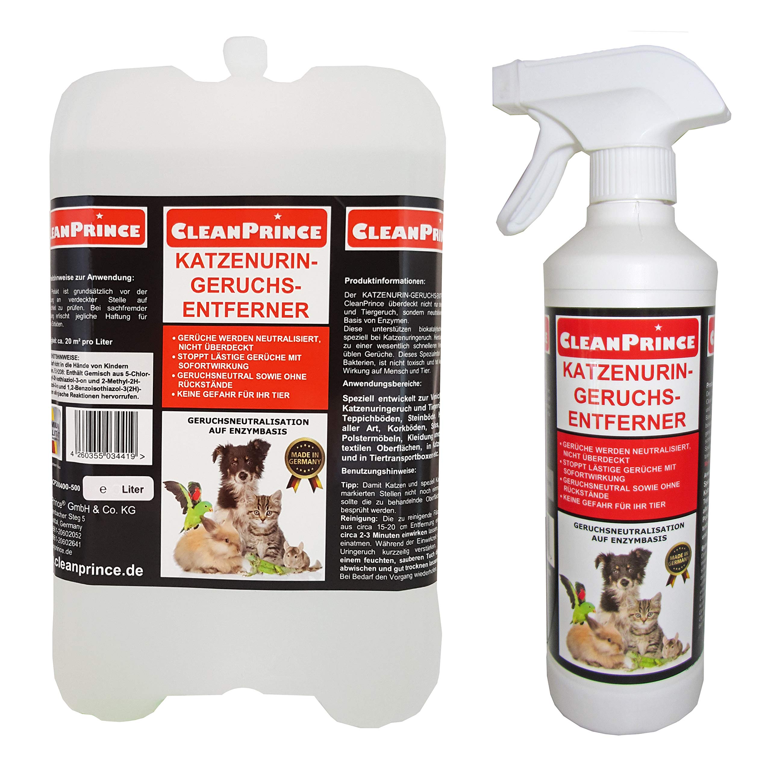 5,5 L Removedor de olores de orina de gato Retiro Aseo para perro Conejo Cerdos,inofensivo Hombre Animales Asesino Absorbedor Olores Neutralización olores,