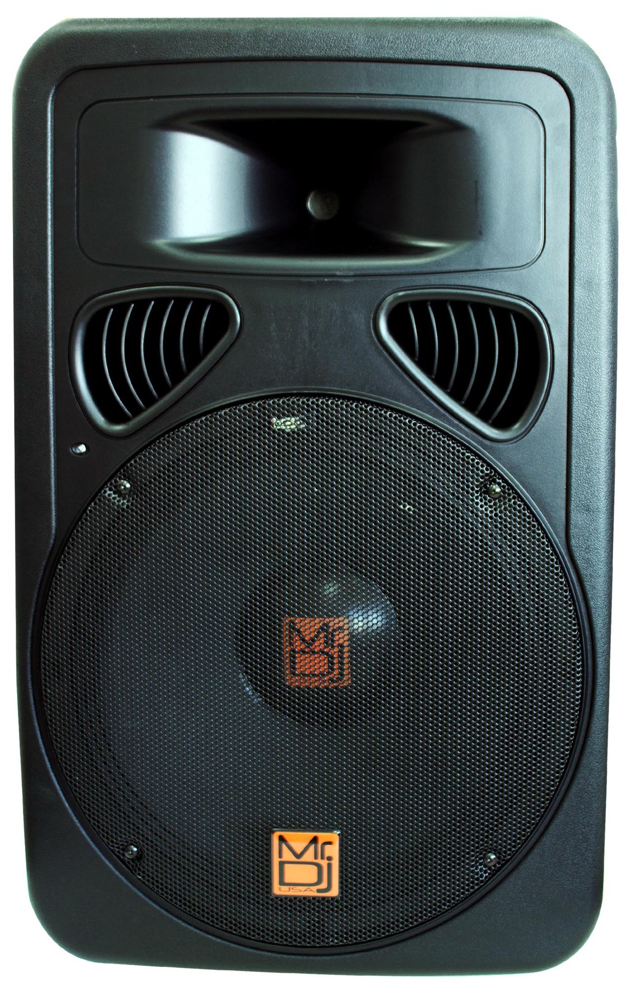 Mr. Dj PP-3000BT 15-Inch 3000-Watt Max Power Speaker with Built-In LCD/MP3/USB/SD and Bluetooth