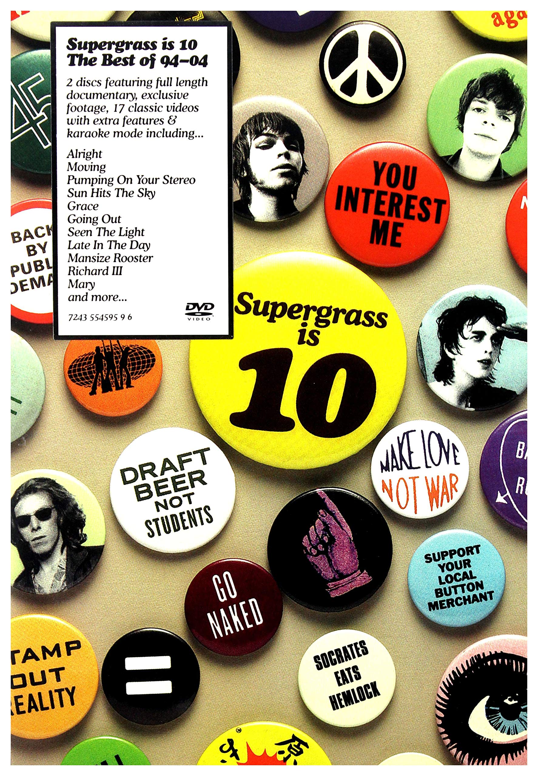 Supergrass Is 10: Best Of 94-04 [DVD]