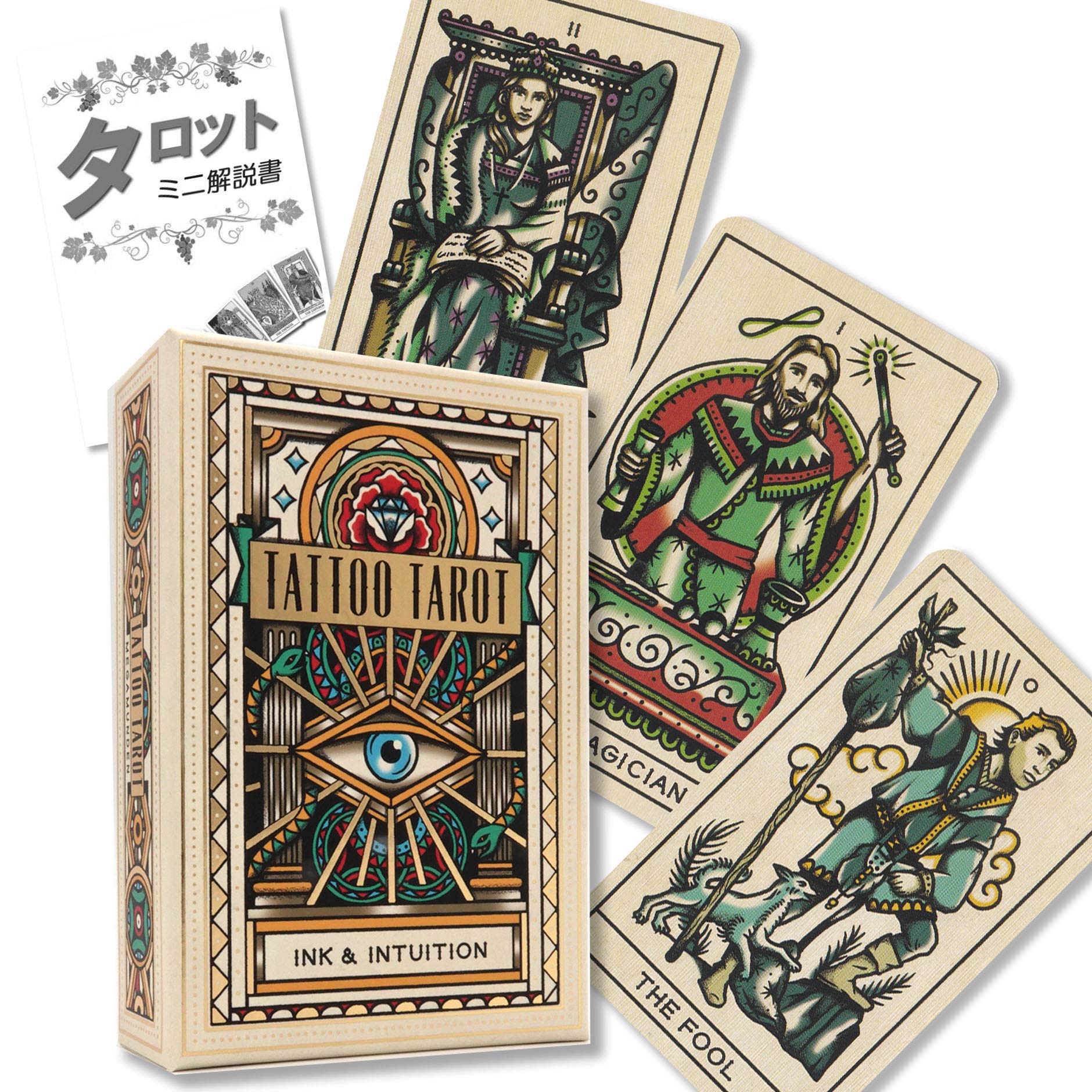 Amazon.co.jp: タトゥー タロット Tattoo Tarot タロット占い方 日本語