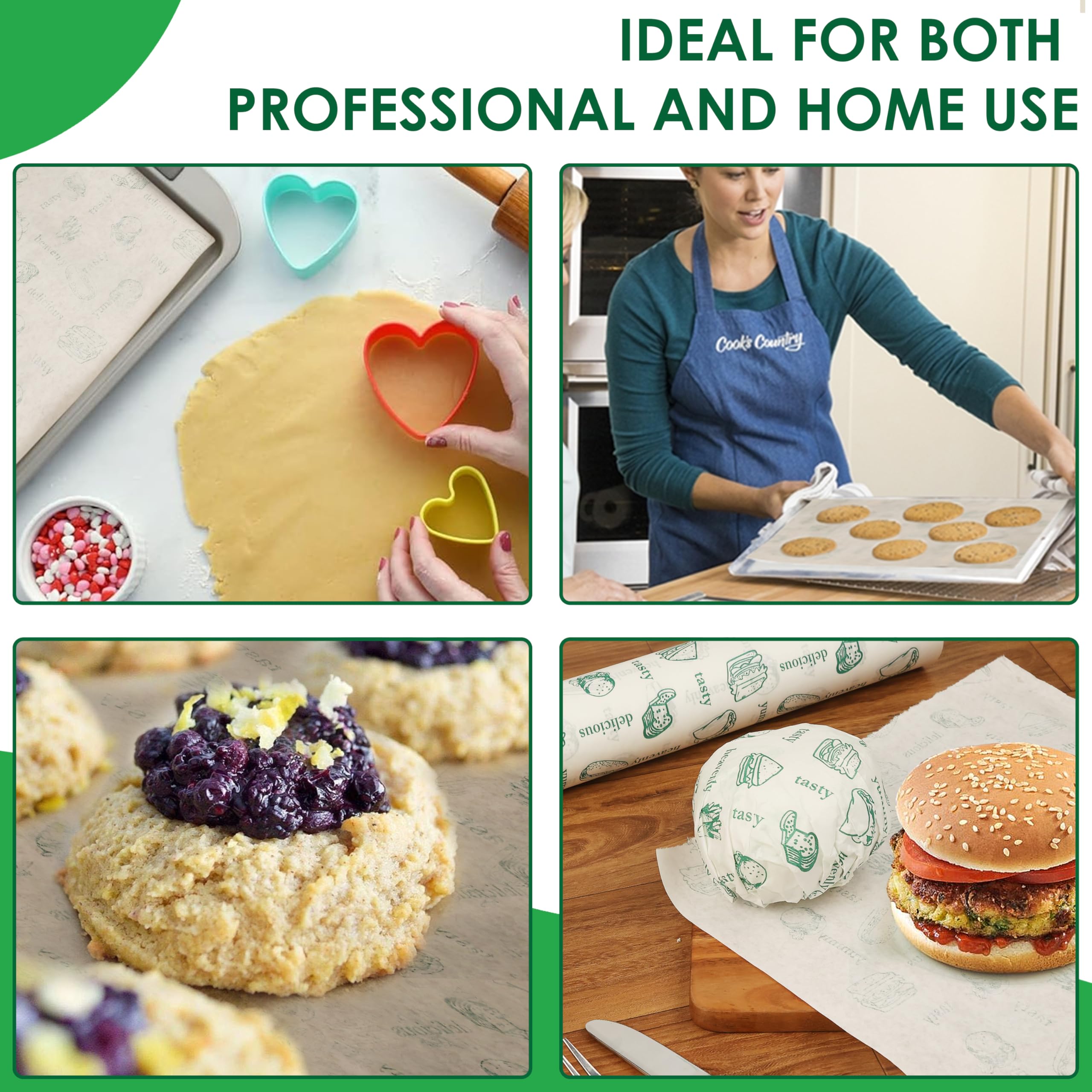 Eurowrap Food Wrapping Paper - Greaseproof & Microwave Safe -6 Eurowrap Food Wrapping Paper - Greaseproof & Microwave Safe -6