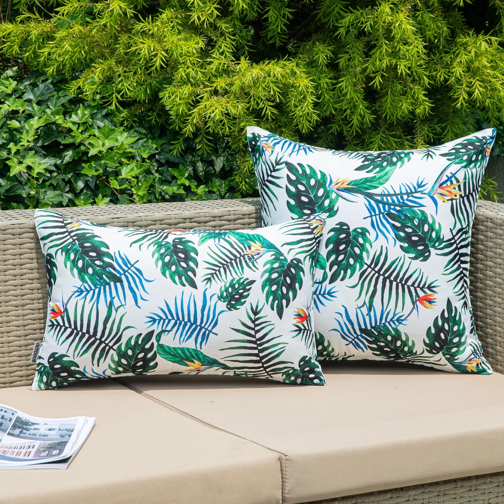 Housse Coussin Canape Lot De 2 Housses De Coussin Imperméables