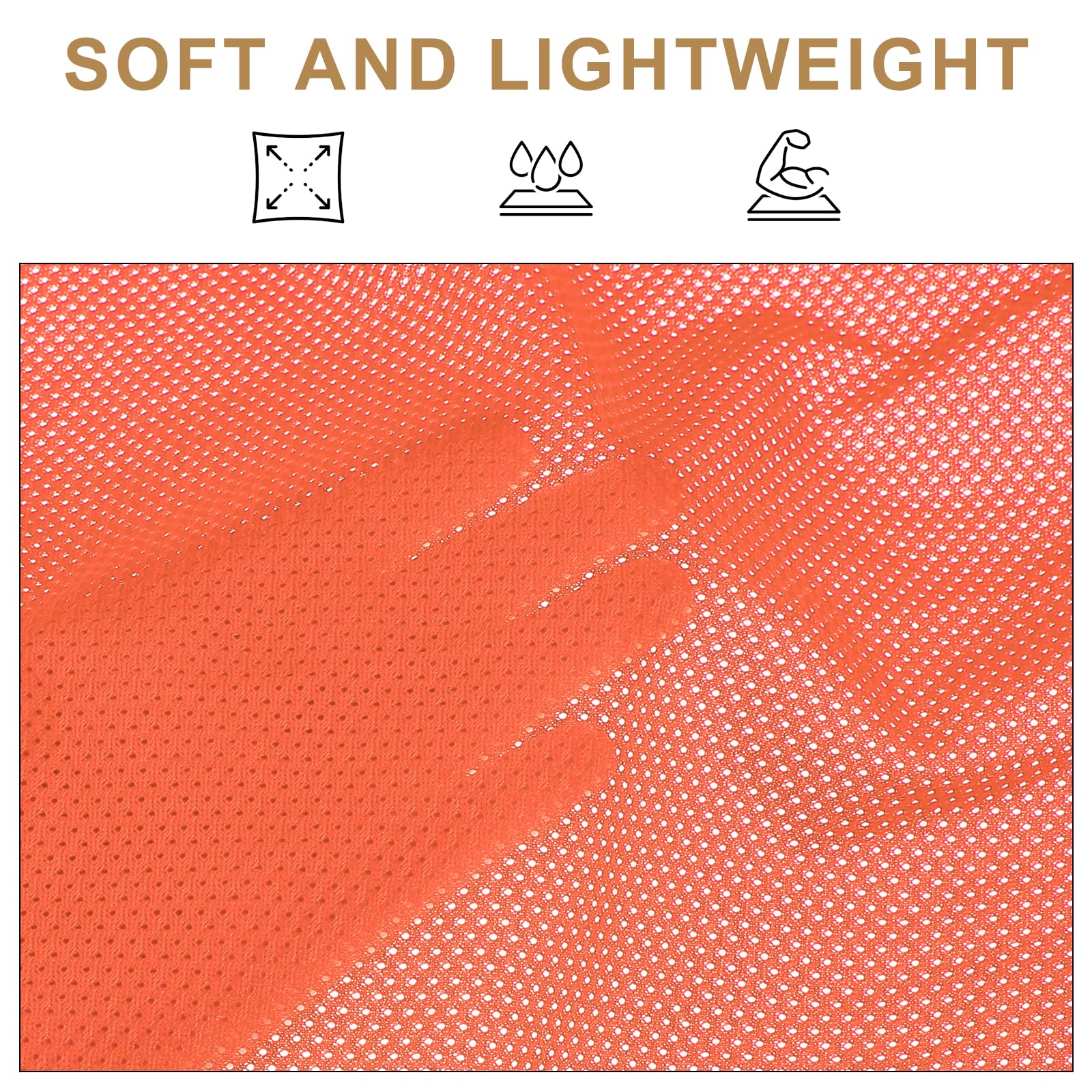 PATIKIL 62 Inch Wide Mesh Fabric Slightly Stretchy for Sewing Backpack Pocket and Straps Netting Clothes, Netting Bags - Image 3
