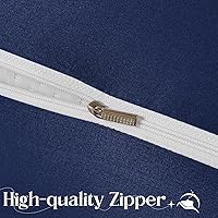 Vista 6 de SiinvdaBZX Sábana bajera ajustable con cremallera solo tamaño Queen, funda de colchón de microfibra ultrasuave con cremallera, protector de sábana