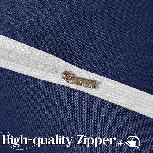 Miniatura 6 de SiinvdaBZX Sábana bajera ajustable con cremallera solo tamaño Queen, funda de colchón de microfibra ultrasuave con cremallera, protector de sábana