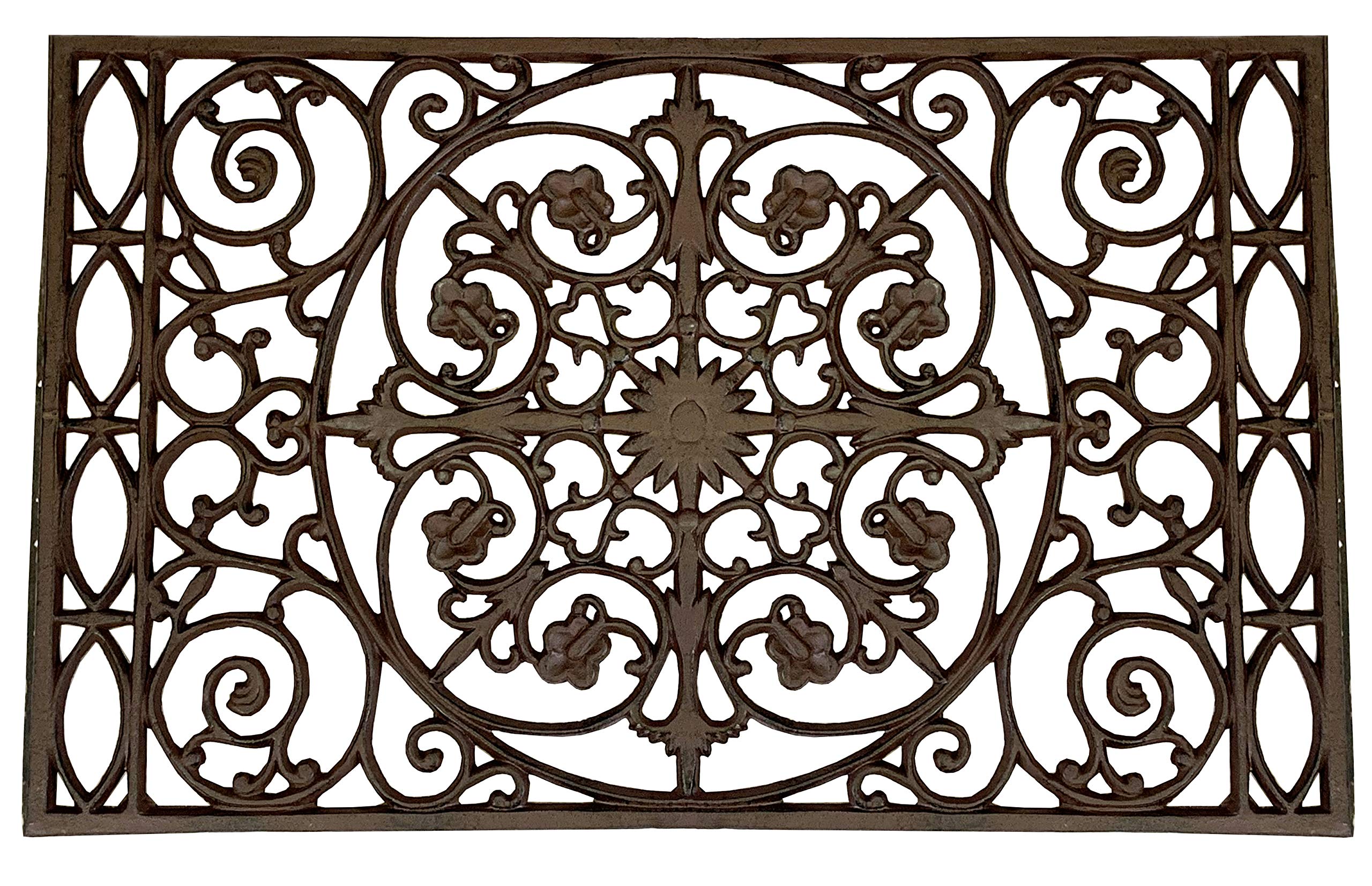 Selections Ornate Cast Iron Indoor & Outdoor Doormat