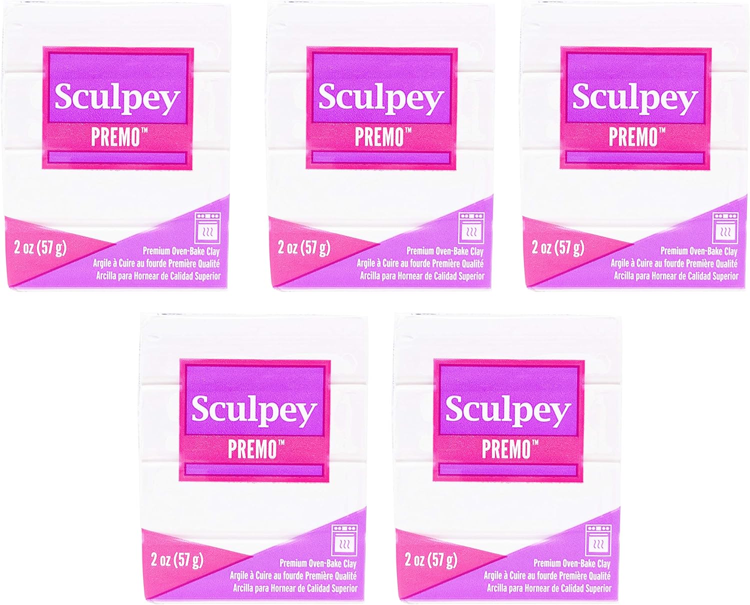 Sculpey Premo Sculpting Compound OvenBake Clay White