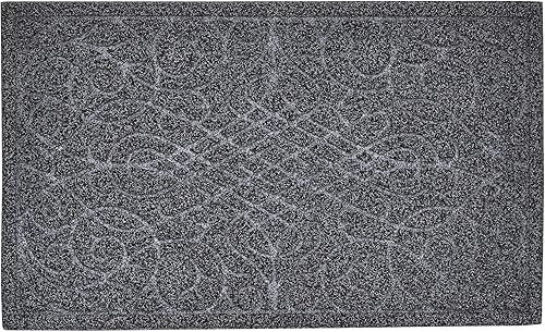 Superio Tapete de bienvenida antideslizante para entrada, interior y exterior, resistente, impermeable, fácil de limpiar, tapetes de bajo perfil