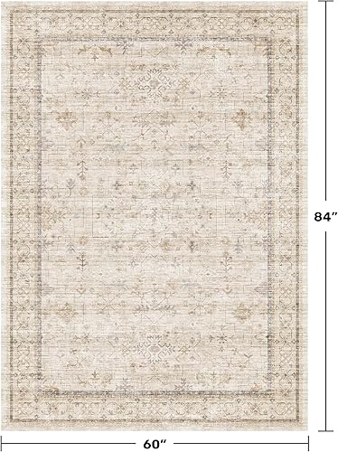 Miniatura 612 de Alfombra Boho Negra para Sala de Estar - Alfombra de Área Lavable de 10x14 Pies, Alfombras de Comedor para Debajo de la Mesa, Alfombra Suave de Pelo