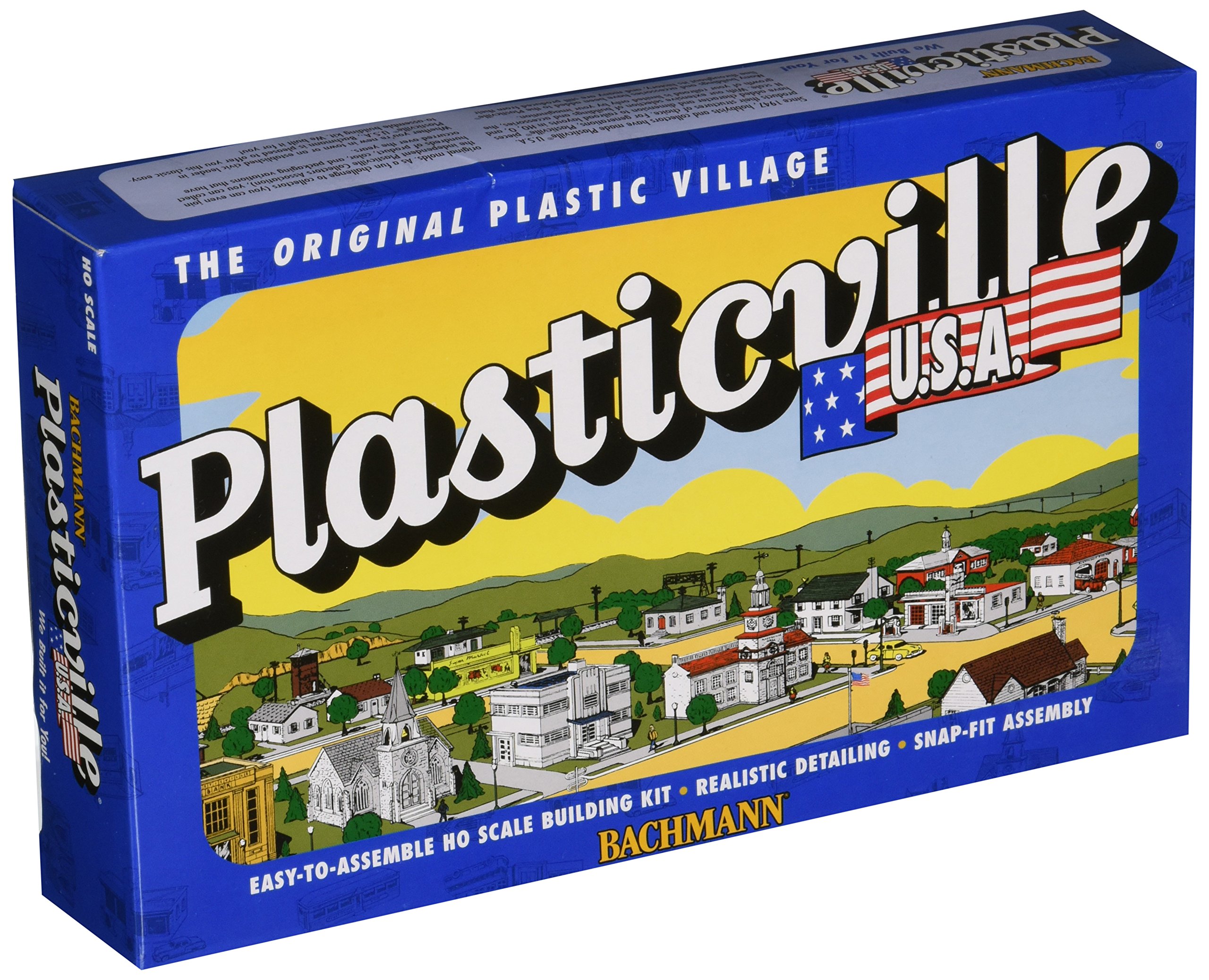 Amazon.com: Bachmann Trains - PLASTICVILLE U.S.A. BUILDINGS  display picture 1