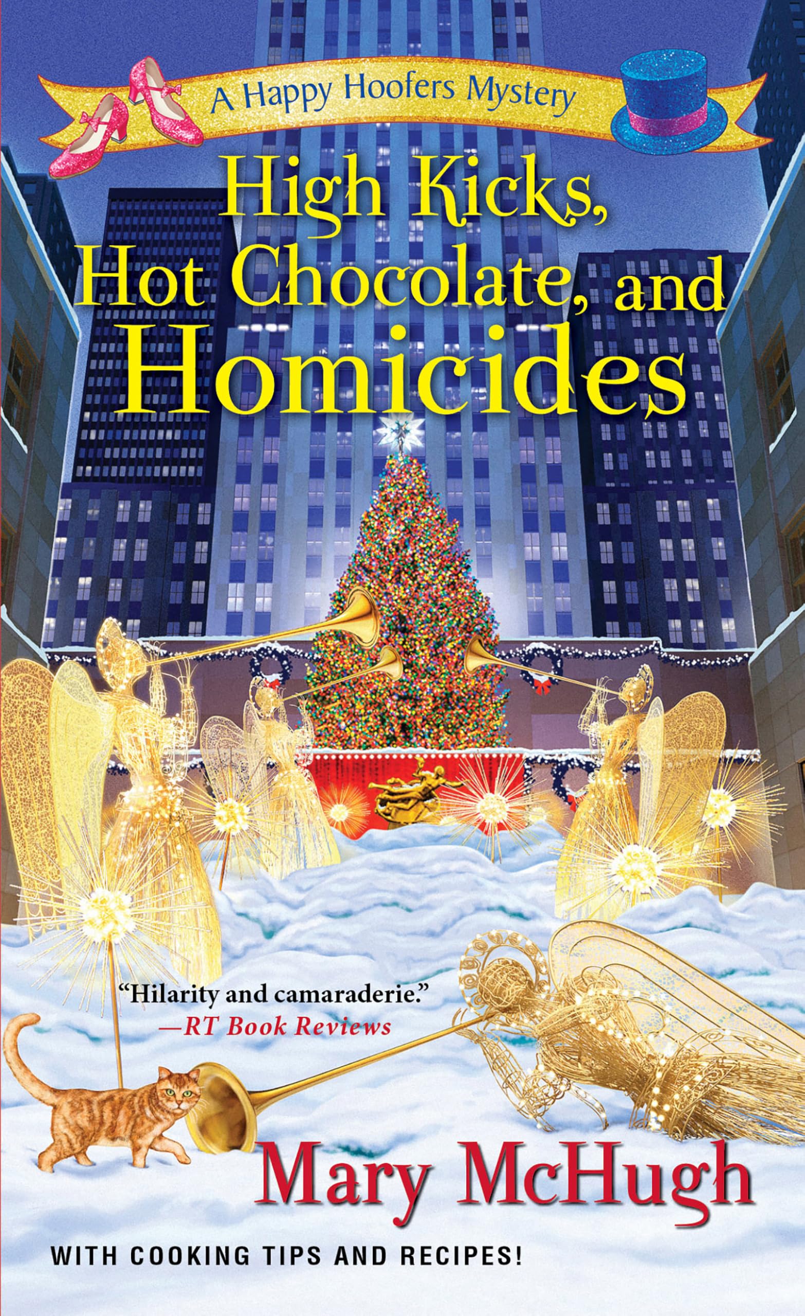 High Kicks, Hot Chocolate, and Homicides (A Happy Hoofers Mystery Book 5)