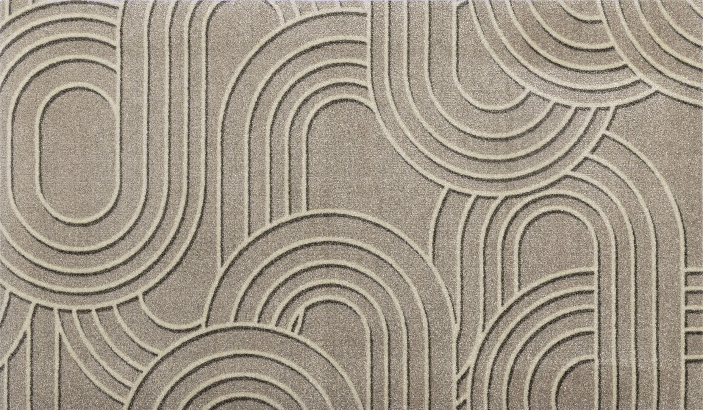 Wash+Dry Sand Twist Doormat, 70 x 120 cm, Washable for Indoor and Outdoor Use