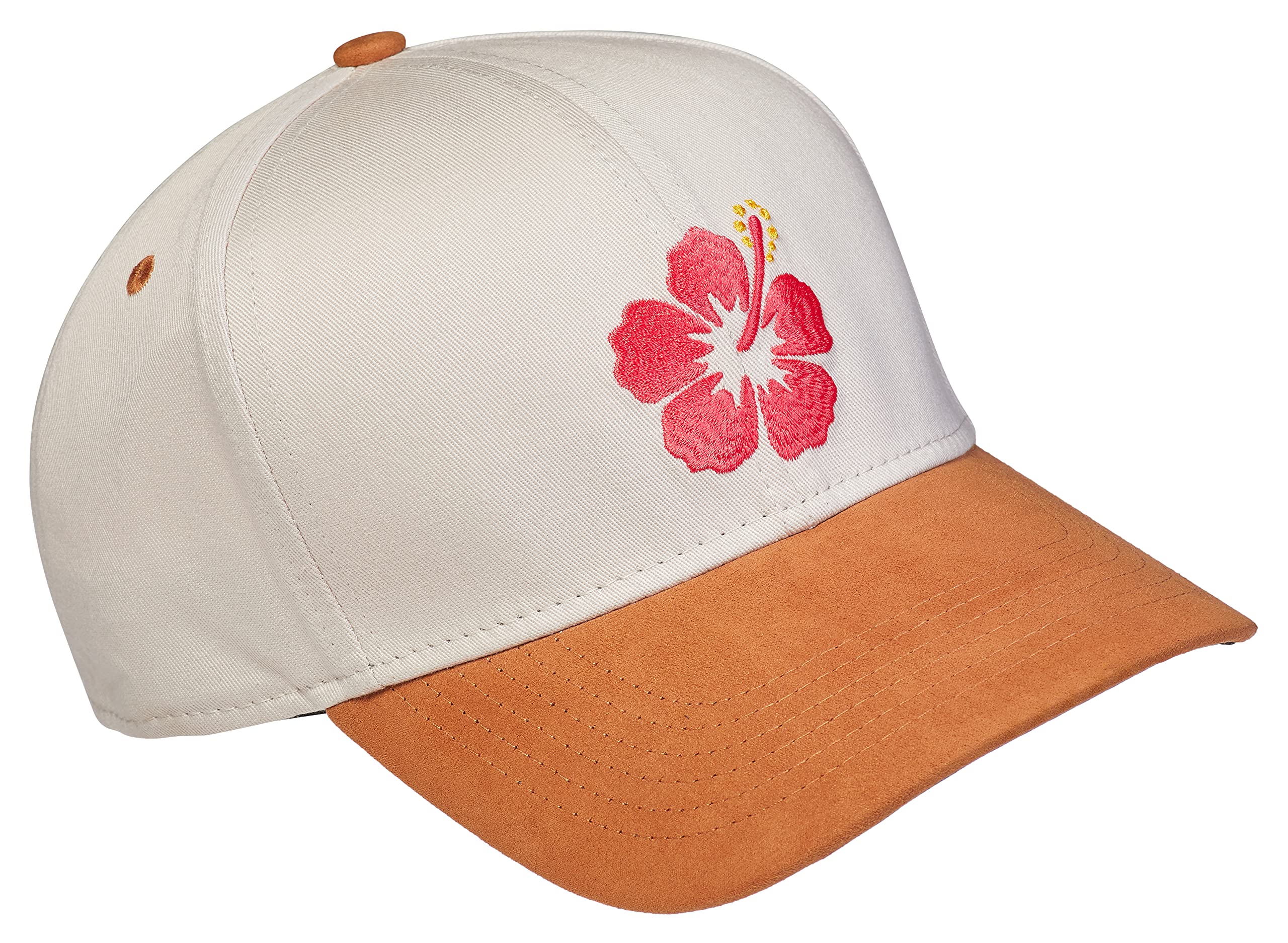 Cadency® Gorra de Béisbol, Hawaii, Color Gris Arena, Unisex, Tamaño Ajustable