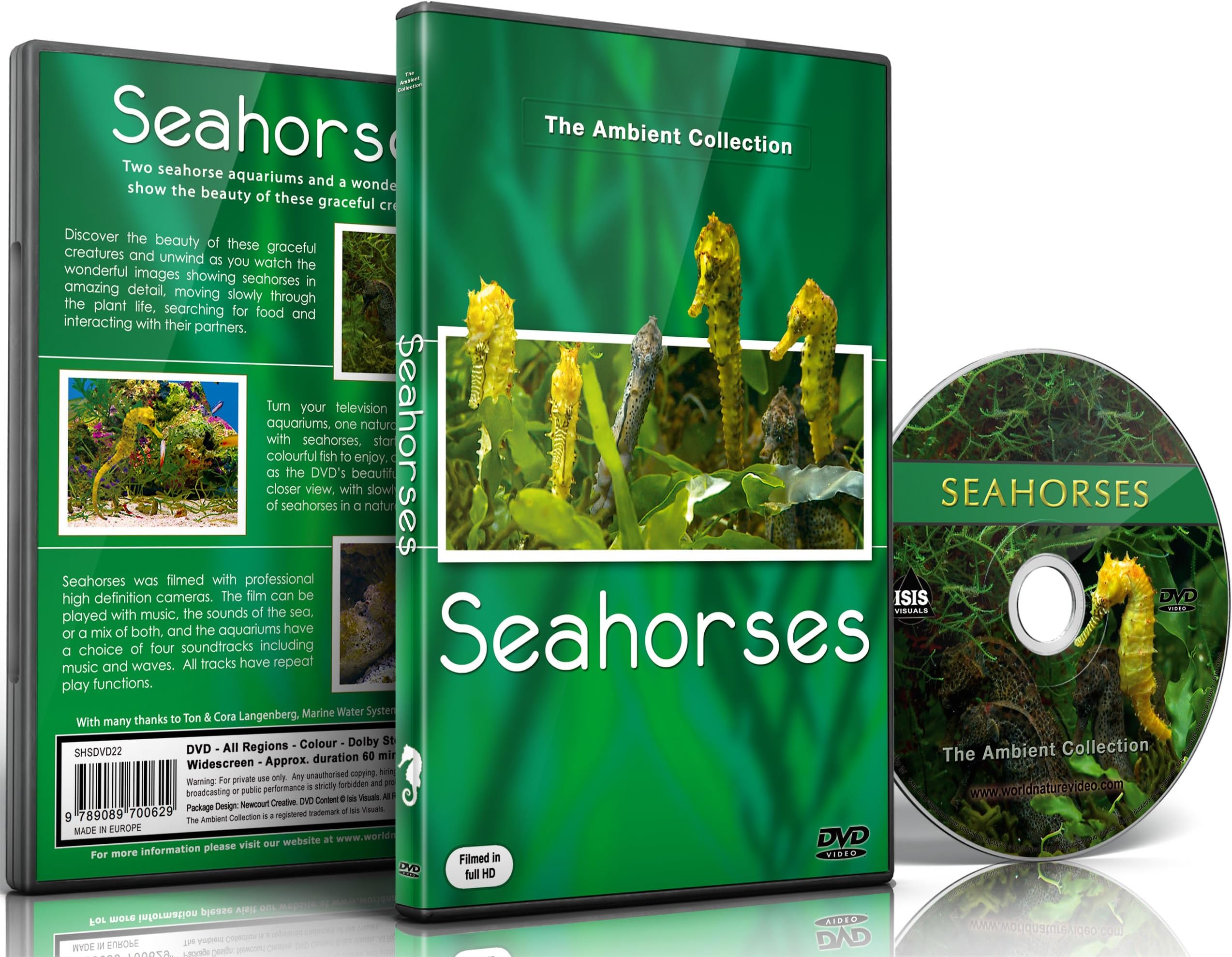 Aquarium DVD- Seahorses - with Relaxing Music and Nature Sounds