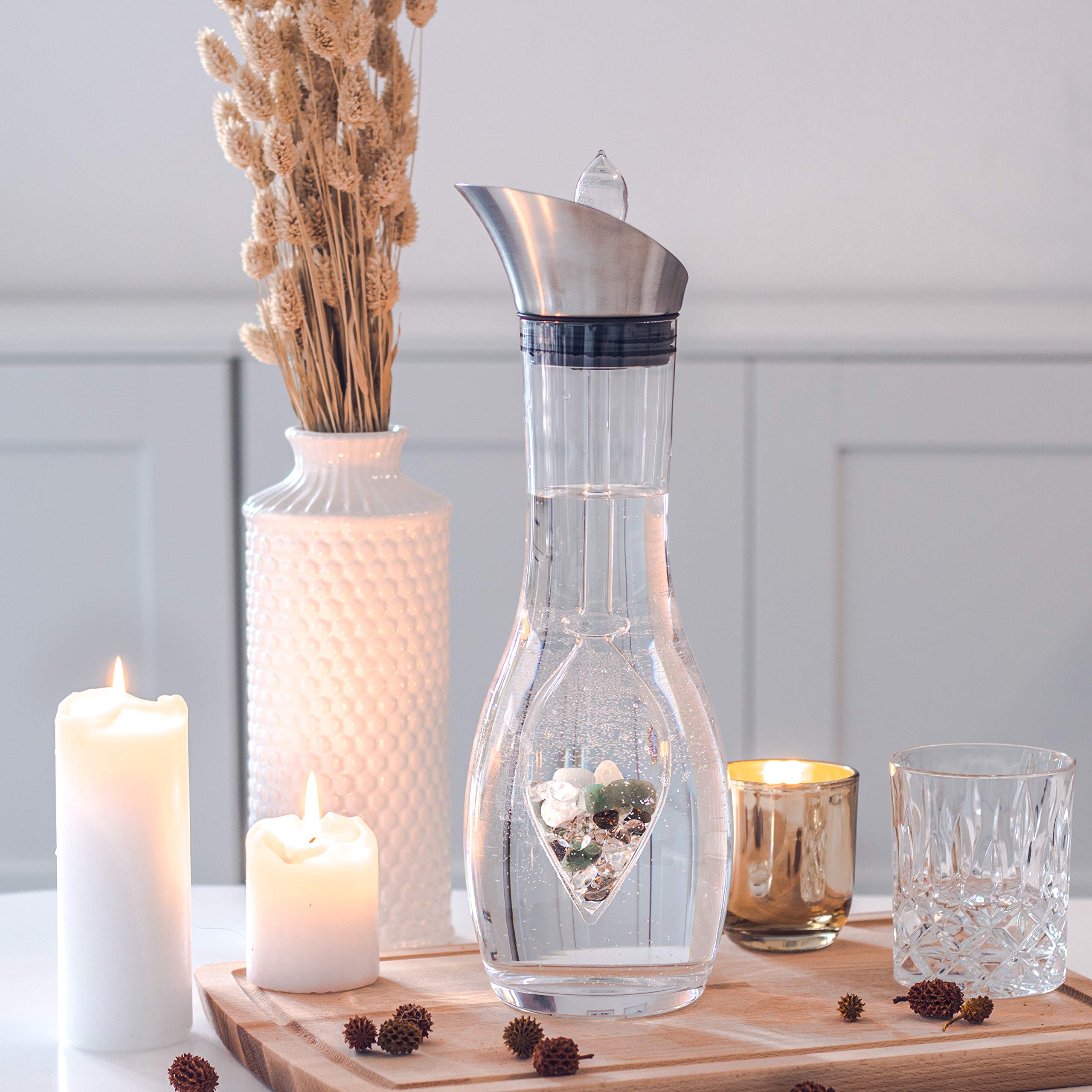 Amazon.com: VitaJuwel Era Forever Young | Crystal Water Carafe