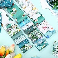 Vista 5 de Kingdder Tiras de Tela de Gelatina para Acolchado, Rollo de Retazos de 2.55 Pulgadas, Rollo de Algodón para Patchwork, Tela de Gelatina