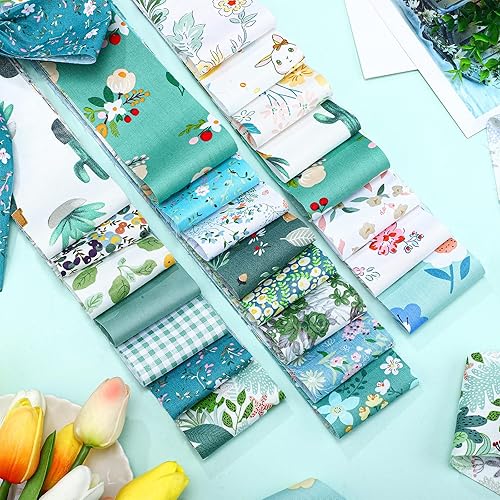 Miniatura 3 de Ganeen 100 tiras de acolchado de tela de algodón de 2.56 pulgadas, rollo de retazos precortados, estilo japonés, tiras de tela de algodón, para