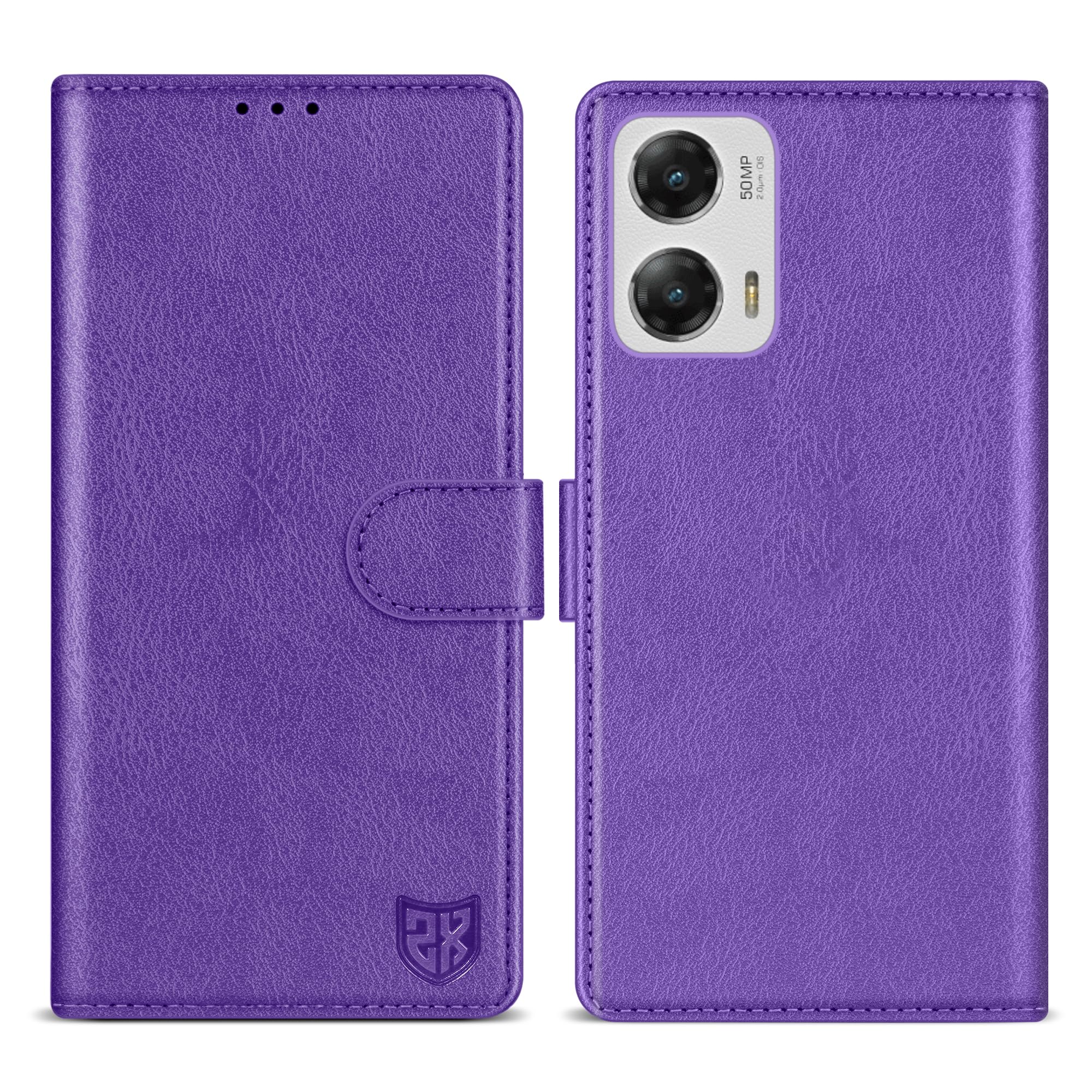 ZZXX for Motorola Moto G Stylus 5G 2024 Wallet Case with [RFID Blocking] Card Slot Kickstand Magnetic Closure Leather Flip Fold Protective for Moto G