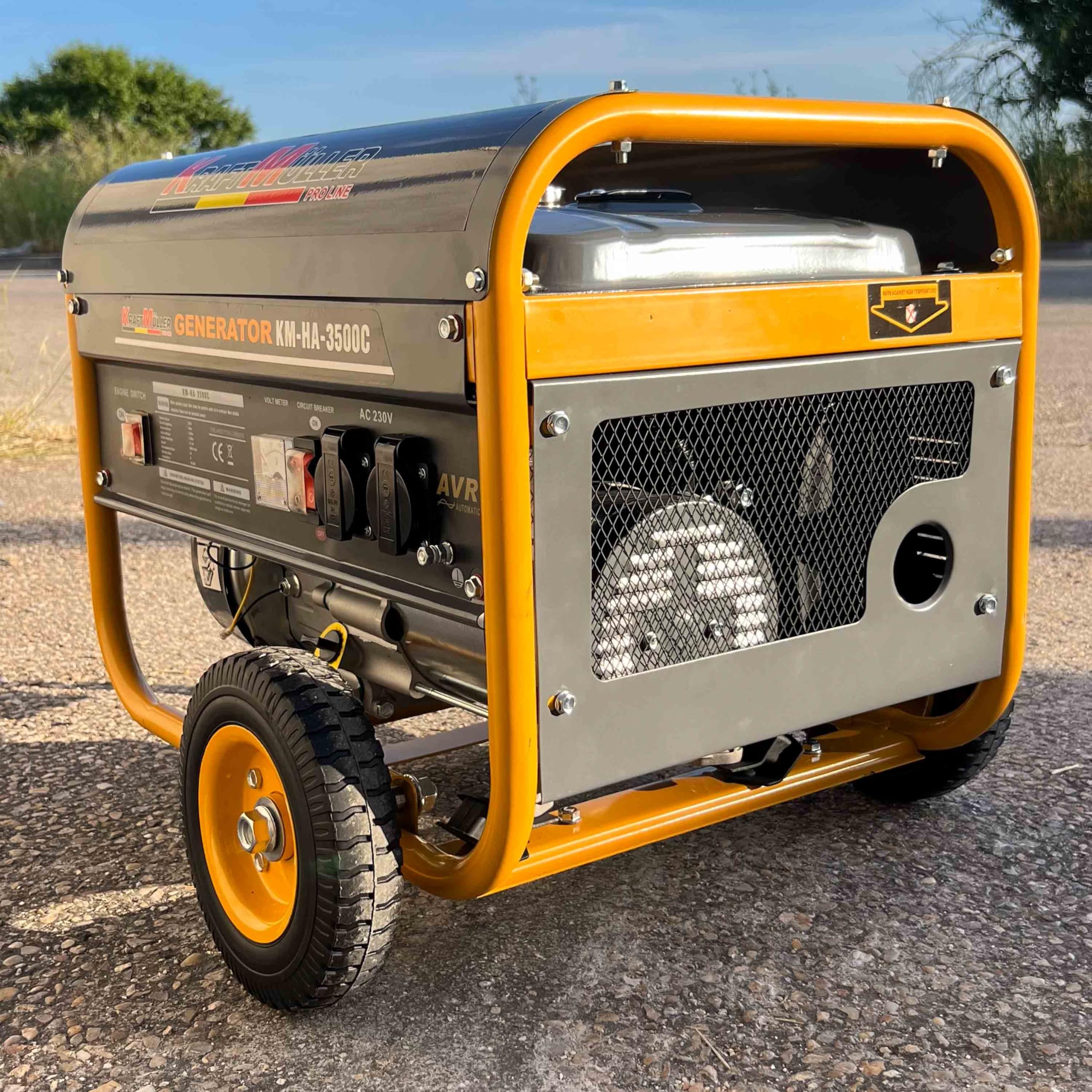 Generador de gasolina portátil KraftMüller KM-3500C
