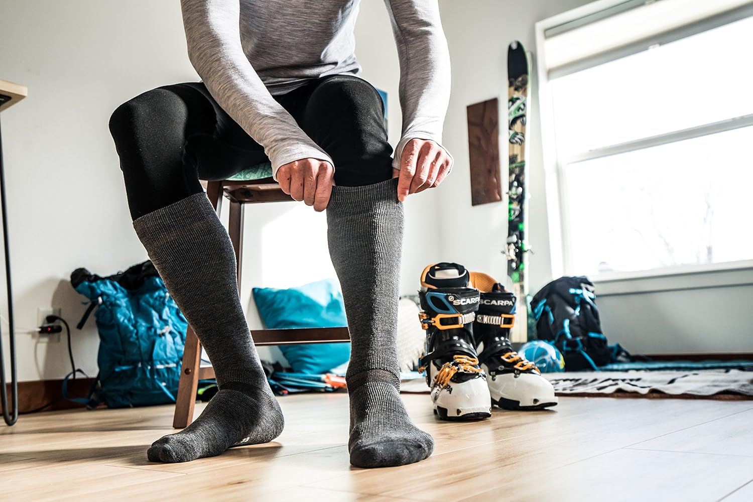 Merino Wool Ski and Snowboard Socks