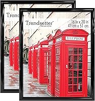 Vista 2 de MCS Trendsetter - Marco para póster color negro, 16 x 20 pulgadas, paquete de 2 marcos para póster Trendsetter, color negro, de 18 x 24 pulgadas