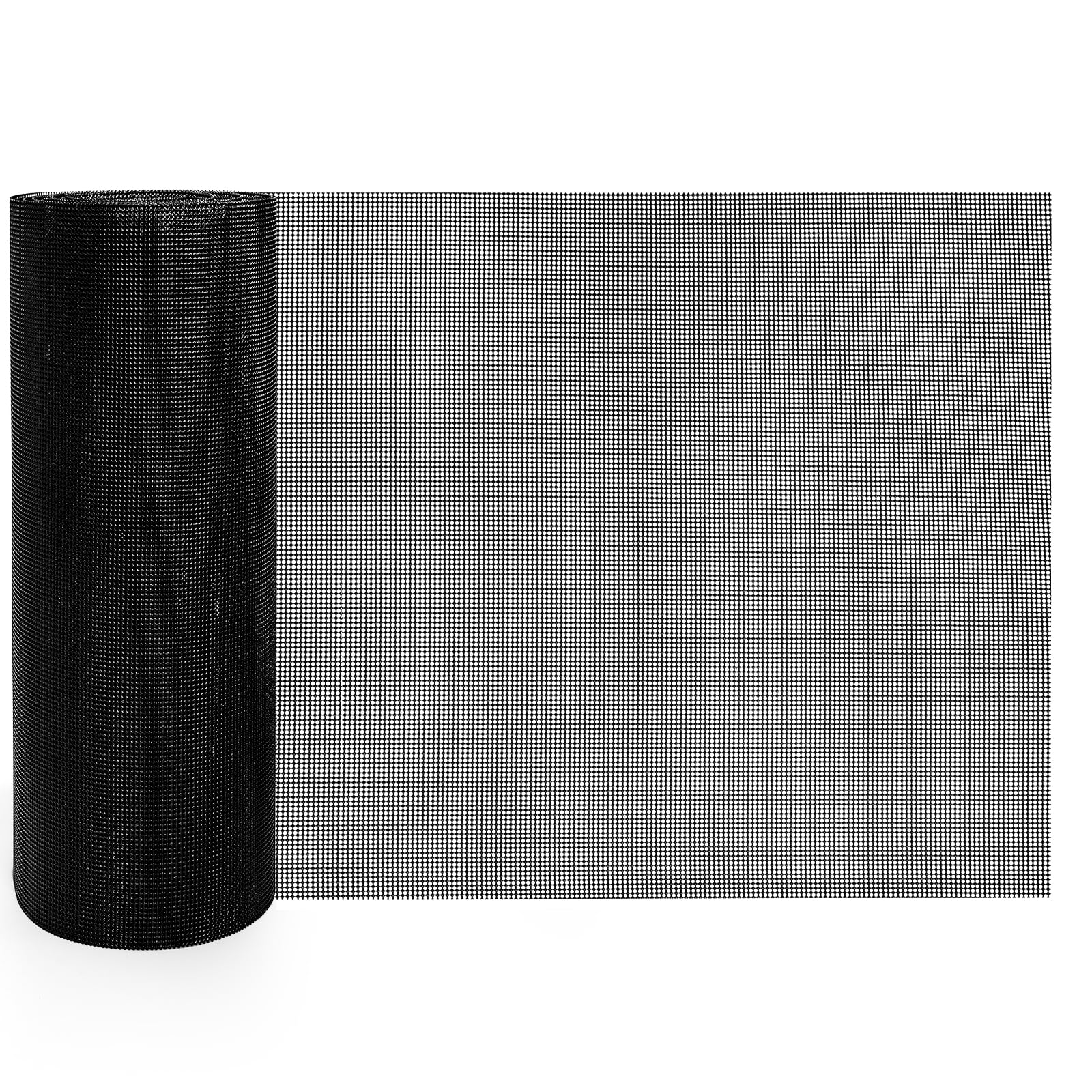 Photo 1 of Jucoan 86" x13" 304 Stainless Steel Car Grill Mesh, 12 Mesh 0.6mm Wire Dia, Multifunctional Automotive Grille Insert Mesh Sheet for Radiator Guard, Bumper Protection, Hood Vent, DIY Craft, Black