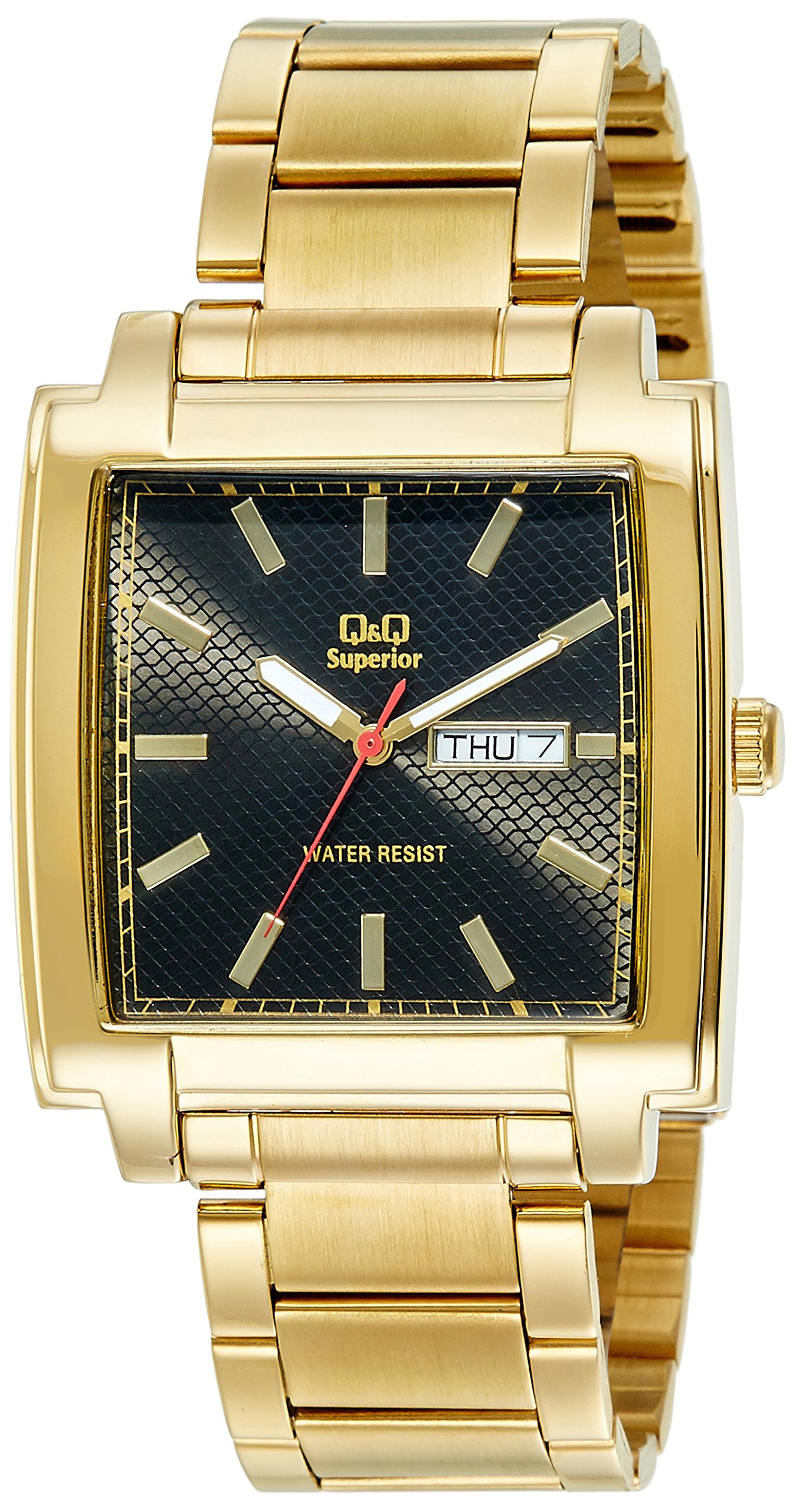 Q&Q Shogun Analog Black Dial Mens Watch - S210-002Y (B00OLKO934) Amazon Price History, Amazon Price Tracker
