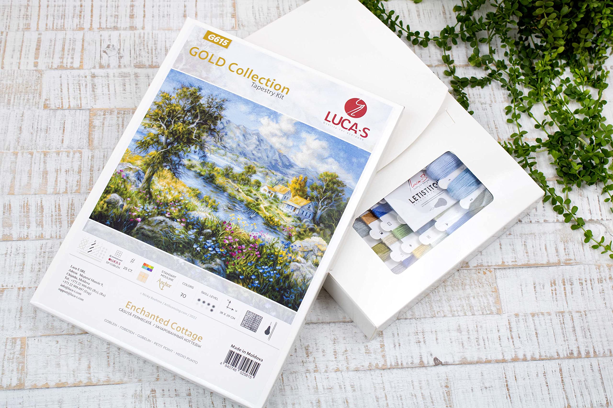 Kit Arazzo Luca-S Oro - Incantato Cottage G615