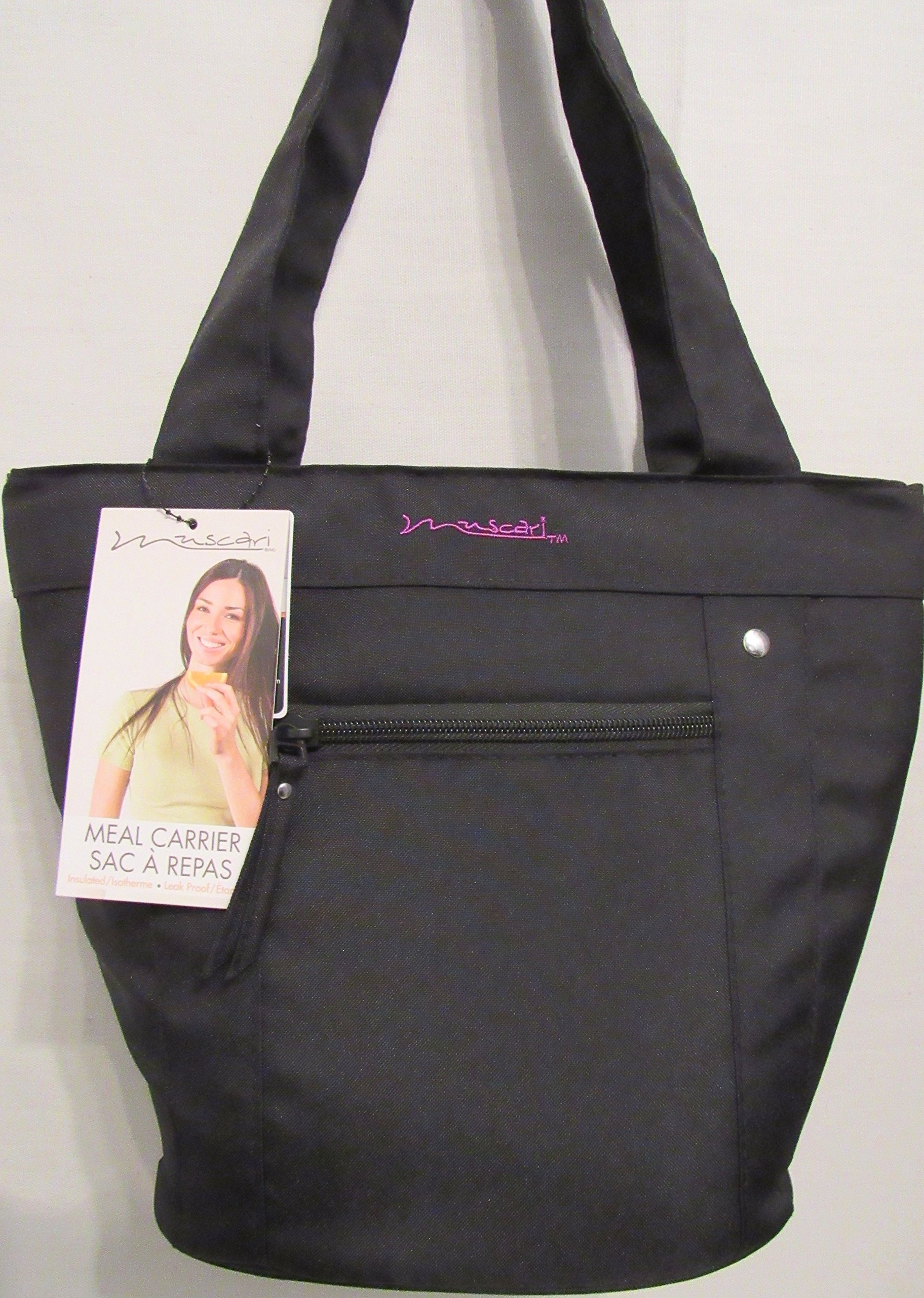 Muscari - Savannah Insulated Medium Lunch Tote - Fun & Classic Styles (Classy Black)