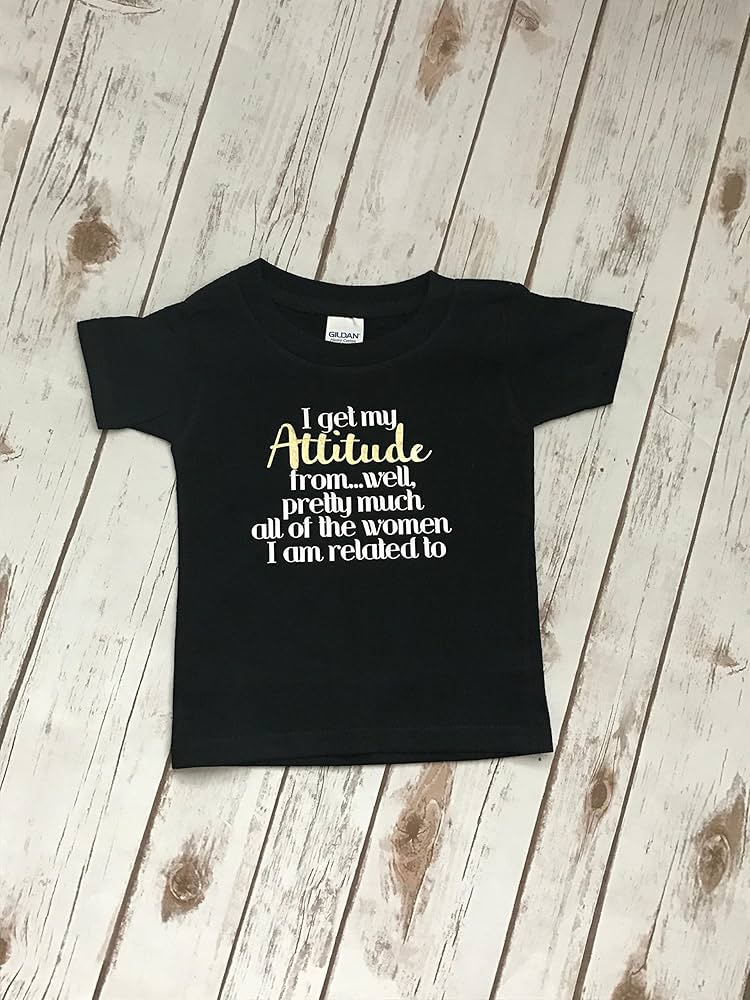 Amazon.com: Attitude Shirt I get my attitude from..well