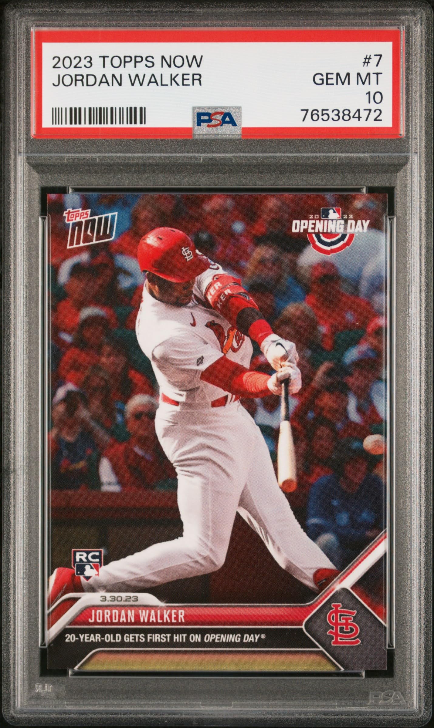 Amazon.com: Jordan Walker PSA 10 2023 Topps Now #7 Rookie Card St Amazon.com: Jordan Walker PSA 10 2023 Topps Now #7 Rookie Card St