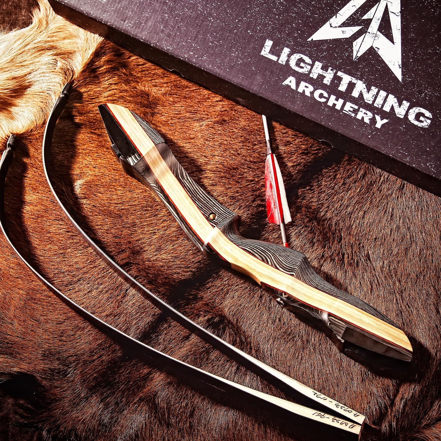 Lightning Archery Recurve Bow and Arrow Set 62" Archery